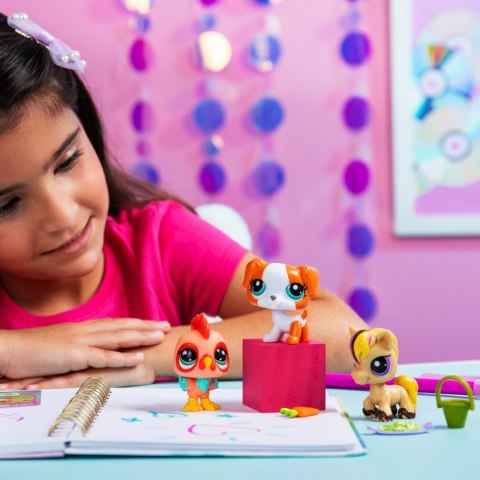 Zestaw figurek Littlest Pet Shop G7 S3 Pet Trios Tuba 3-pak