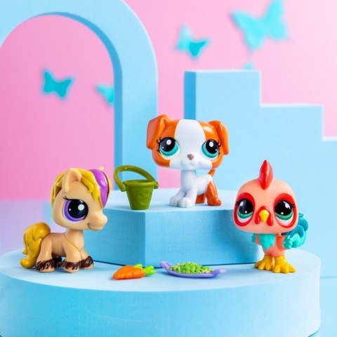 Zestaw figurek Littlest Pet Shop G7 S3 Pet Trios Tuba 3-pak