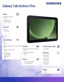 Tabet Galaxy Tab Active 5 PRO 5G 10.1' 6/128GBBlack EE