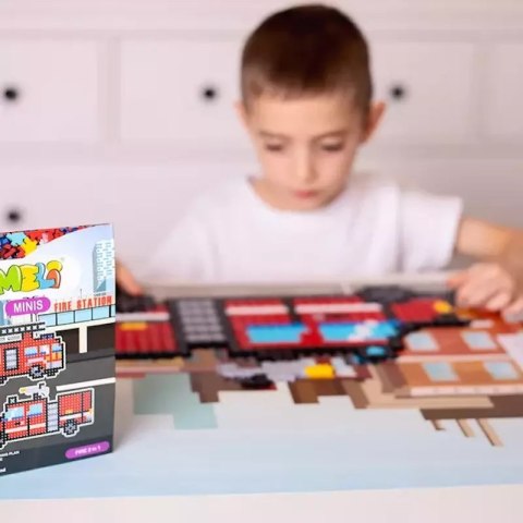 Klocki Meli Minis Fire 2w1 Straż Pożarna 500 el. Meli Klocki Meli Minis Fire 2w1 Straż Pożarna 500 el. Meli
