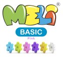 Klocki konstrukcyjne Meli Basic Pink 1000 el. Meli