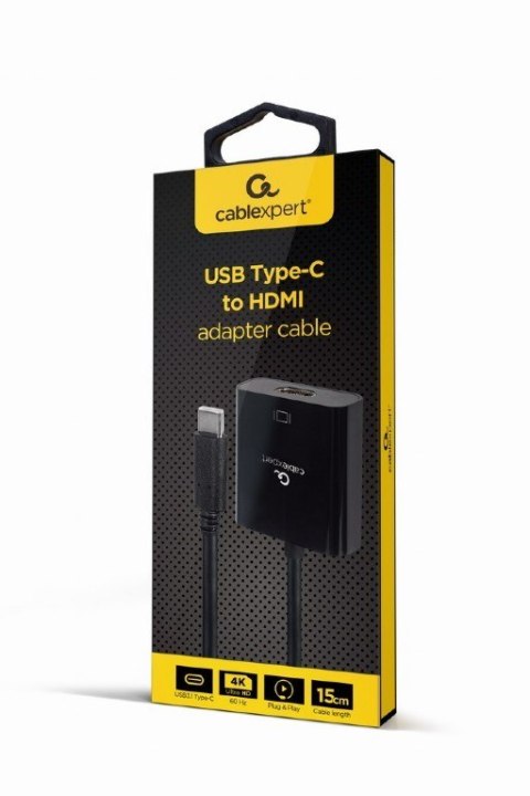 Adapter USB-C do HDMI 4K 60Hz żeński 15 cm Adapter USB-C do HDMI 4K 60Hz żeński 15 cm