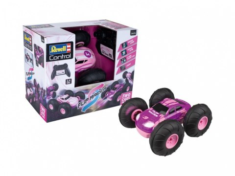 Pojazd zdalnie sterowany RC Stunt Car Flip Racer - różowy Pojazd zdalnie sterowany RC Stunt Car Flip Racer - różowy