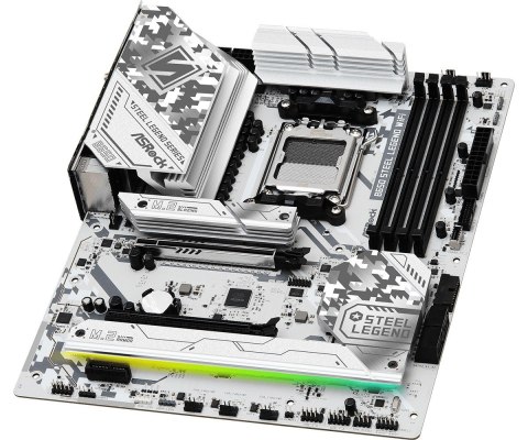 Płyta główna B650 STEEL LEGEND WIFI AM5 4DDR5 HDMI/DP M.2 ATX Płyta główna B650 STEEL LEGEND WIFI AM5 4DDR5 HDMI/DP M.2 ATX