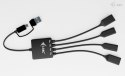 HUB USB-C/USB-A Cable 4 port (2x USB-C 2x USB-A)