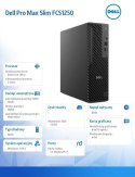 Komputer Dell Pro Max Slim FCS1250 Win11Pro U7 265U/16GB/512GB/Integrated/Wireless Kb & Mouse/360W/vPro/3Y Pro Support