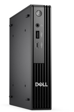 Komputer Dell Pro Micro QCM1250 W11Pro i3-14100T/8GB/512GB SSD/Integrated/WLAN + BT/Kb/Mouse/3YPS