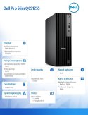 Komputer Dell Pro Slim QCS1255 W11Pro Ryzen 5 8600G/16GB/512GB SSD/Integrated/WLAN + BT/Kb/Mouse/3YPS
