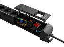 Listwa zasilająca 5.0m 5x230 SC SP1-05F-0500-BK