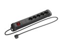 Listwa zasilająca 5.0m 5x230 SC SP1-05F-0500-BK