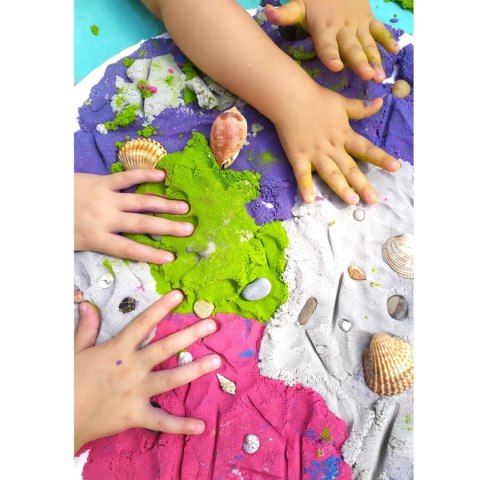 Piasek dynamiczny - zielony - 1kg Tuban