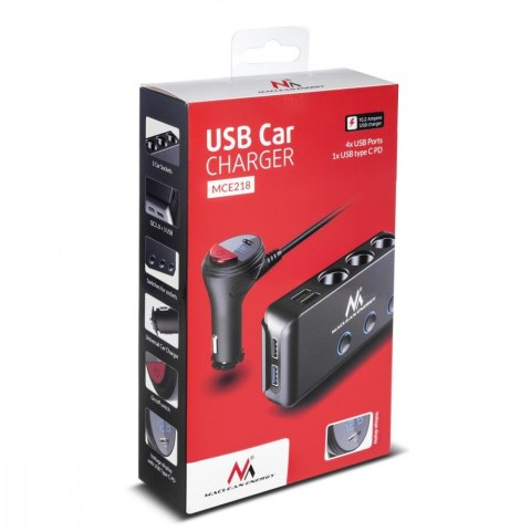 Rozdzielacz gniazda zapalniczki MCE218
