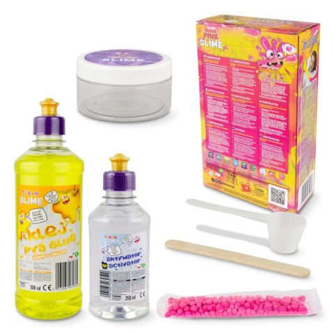 SLIME ZESTAW DIY MAGIC PINK XL Tuban