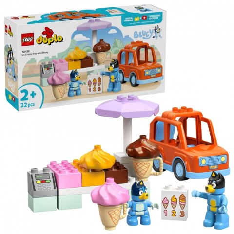 Klocki DUPLO Bluey 10458 Wyprawa po lody z Bluey Klocki DUPLO Bluey 10458 Wyprawa po lody z Bluey
