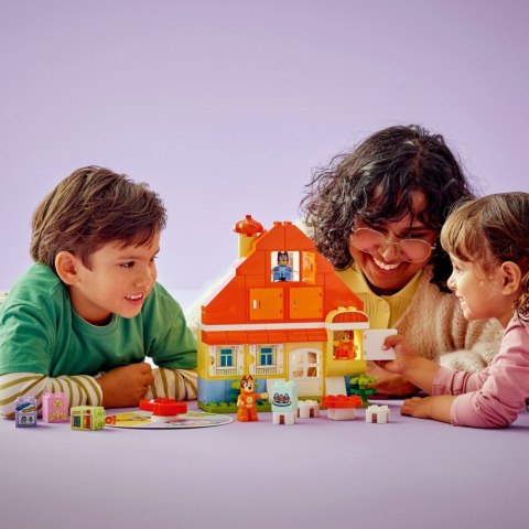 Klocki DUPLO Bluey 10459 Dom rodzinny Blue z grą pamięciową Klocki DUPLO Bluey 10459 Dom rodzinny Blue z grą pamięciową