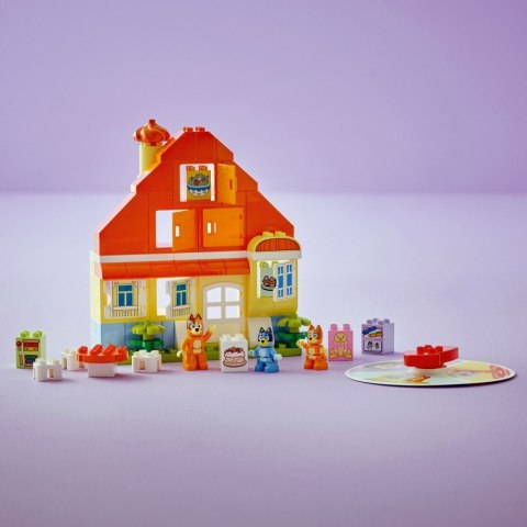 Klocki DUPLO Bluey 10459 Dom rodzinny Blue z grą pamięciową Klocki DUPLO Bluey 10459 Dom rodzinny Blue z grą pamięciową