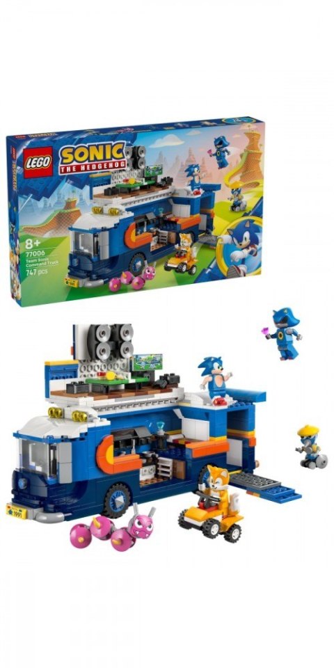 Klocki Sonic 77006 Sonic i pojazd do zadań specjalnych Klocki Sonic 77006 Sonic i pojazd do zadań specjalnych