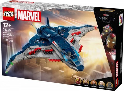 Klocki Super Heroes 76325 Avengers Czas Ultrona Quinjet Klocki Super Heroes 76325 Avengers Czas Ultrona Quinjet