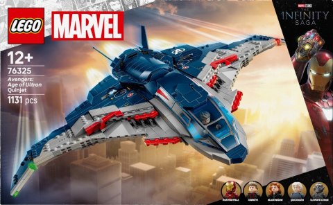 Klocki Super Heroes 76325 Avengers Czas Ultrona Quinjet Klocki Super Heroes 76325 Avengers Czas Ultrona Quinjet