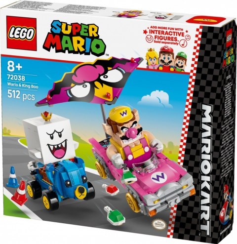 Klocki Super Mario 72038 Mario Kart - Wario i King Boo Klocki Super Mario 72038 Mario Kart - Wario i King Boo