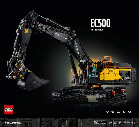 Klocki Technic 42215 Koparka Volvo EC500 Hybrid Klocki Technic 42215 Koparka Volvo EC500 Hybrid