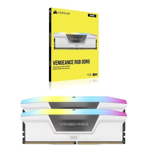 Pamięć DDR5 Vengeance RGB 32GB/6000 (2*16GB) CL30 Intel XMP, white