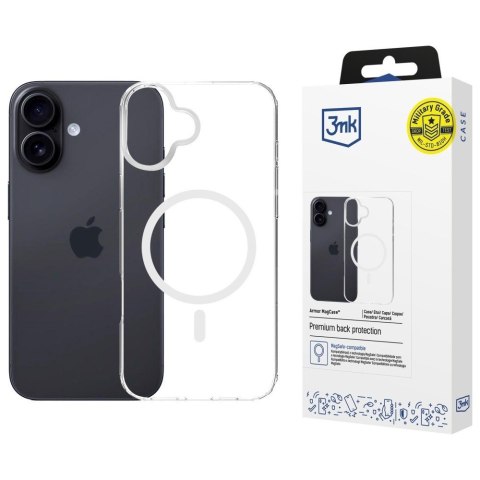 Etui Armor MagCase do iPhone 16 MagSafe przezroczyste Etui Armor MagCase do iPhone 16 MagSafe przezroczyste