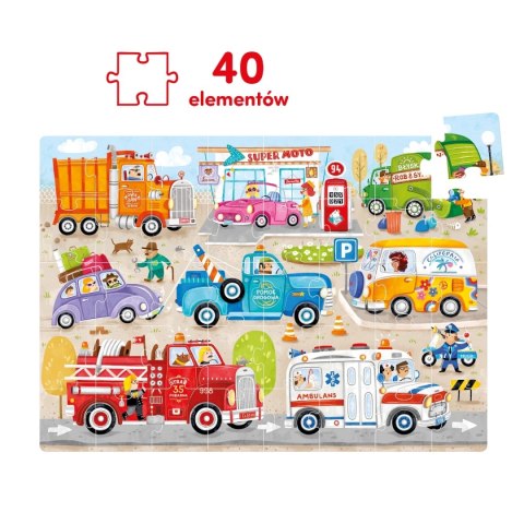 CzuCzu Moto puzzle Auta 3+ CzuCzu