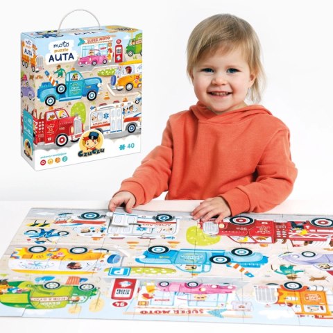 CzuCzu Moto puzzle Auta 3+ CzuCzu