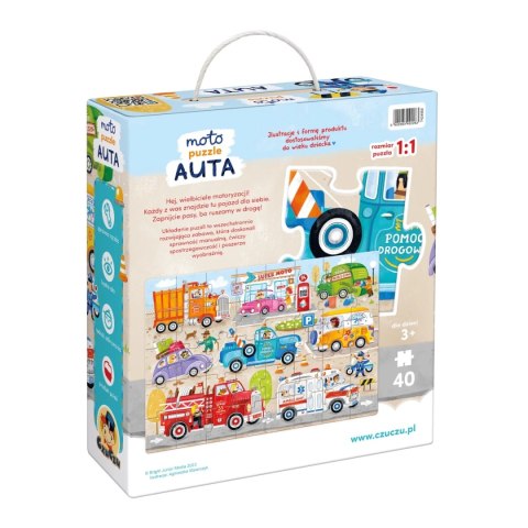 CzuCzu Moto puzzle Auta 3+ CzuCzu