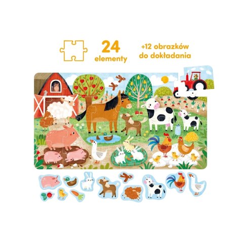 CzuCzu Wesołe puzzle Wieś 2+ CzuCzu