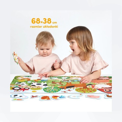 CzuCzu Wesołe puzzle Wieś 2+ CzuCzu
