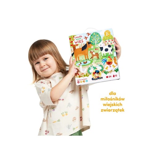 CzuCzu Wesołe puzzle Wieś 2+ CzuCzu