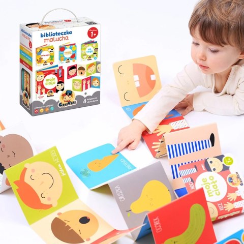 Biblioteczka malucha 1+ - 4 rozkładane książeczki CzuCzu