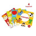 Biblioteczka malucha 1+ - 4 rozkładane książeczki CzuCzu