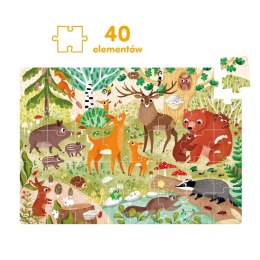 CzuCzu Dzikie puzzle Las 3+ CzuCzu