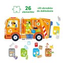 CzuCzu Moto puzzle Śmieciarka 2+,3+ CzuCzu