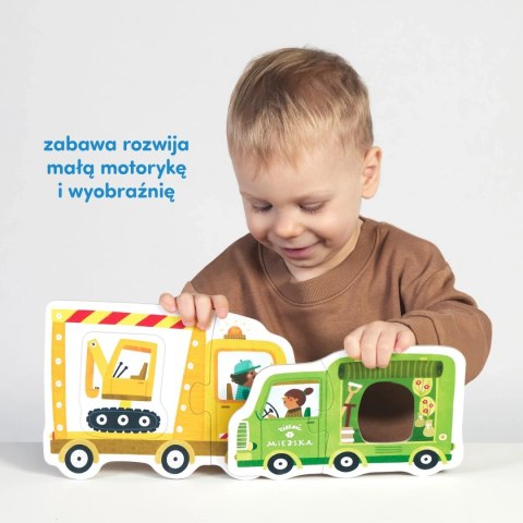 CzuCzu Pierwsze puzzle Pojazdy 2+ CzuCzu