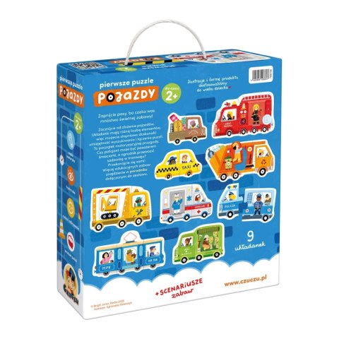 CzuCzu Pierwsze puzzle Pojazdy 2+ CzuCzu