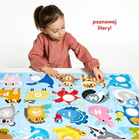 Duuuże puzzle z dziurką Alfabet 3+ CzuCzu