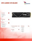 Dysk SSD XPG GAMMIX S70 BLADE 4TB PCIe 4x4 7.4/6.6 GBs
