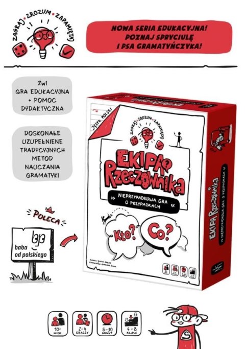 Gra Ekipa rzeczownika. Nieprzypadkowa gra o przypadkach Gra Ekipa rzeczownika. Nieprzypadkowa gra o przypadkach