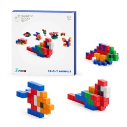 Klocki Magnetyczne Pixio Bright Animals 90 | Story Series Toyki