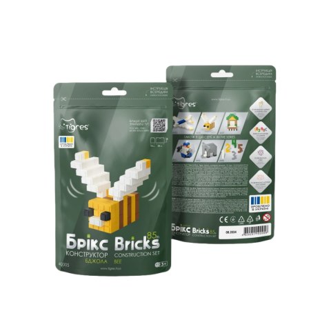 Klocki konstrukcyjne Bricks - Pszczoła - 85 el. Tigres Klocki konstrukcyjne Bricks - Pszczoła - 85 el. Tigres