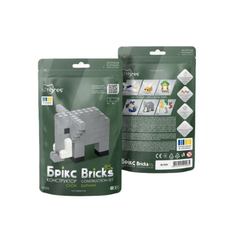 Klocki konstrukcyjne Bricks - Słoń - 85 el. Tigres Klocki konstrukcyjne Bricks - Słoń - 85 el. Tigres