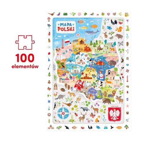Mapa Polski - puzzle obserwacyjne CzuCzu CzuCzu