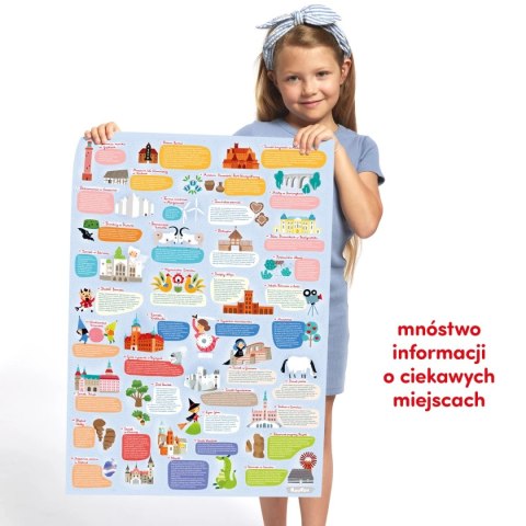 Mapa Polski - puzzle obserwacyjne CzuCzu CzuCzu