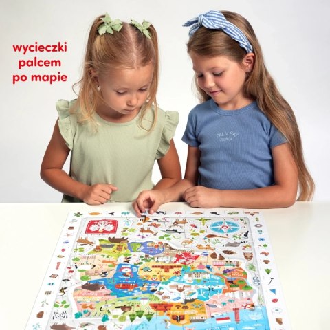 Mapa Polski - puzzle obserwacyjne CzuCzu CzuCzu