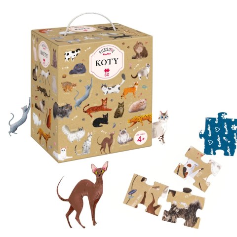 Puzzlove CzuCzu Koty 60 el. 4+ CzuCzu