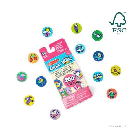 Sticker Wow - wkład + mini książeczka - Jednorożec Nefere Sticker Wow - wkład + mini książeczka - Jednorożec Nefere
